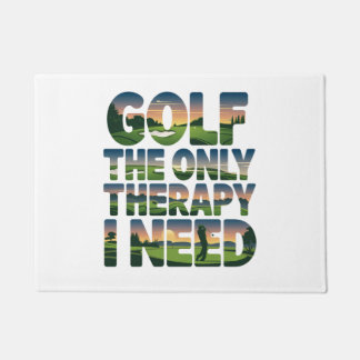 Paillasson Golf la seule thérapie, tendance