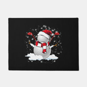 Paillasson Golf Snowman en vacances de Noël