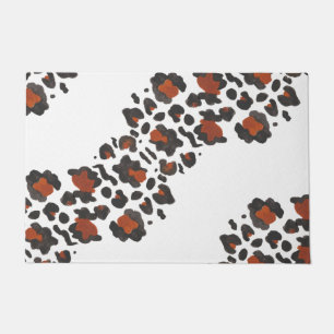 Paillasson Grand Wild Poster de animal surdimensionné Chevron