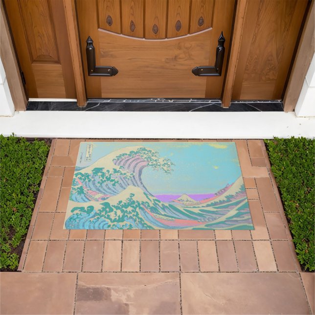 Paillasson Grande Wave Pastel Pormat (De plein air)