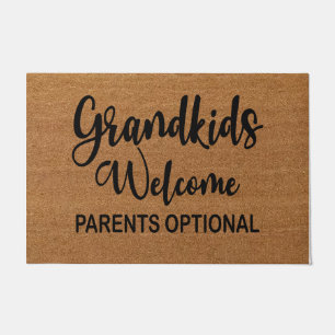 Paillasson Grandkids Welcome Doormat, Grand-parents Cadeau