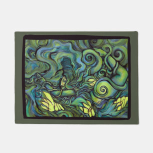 Paillasson Green Gaia Goddess Amateurs de nature Pagan sorciè