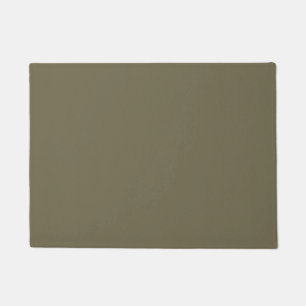 Paillasson Green Martini Olive Solid Color Print, neutre