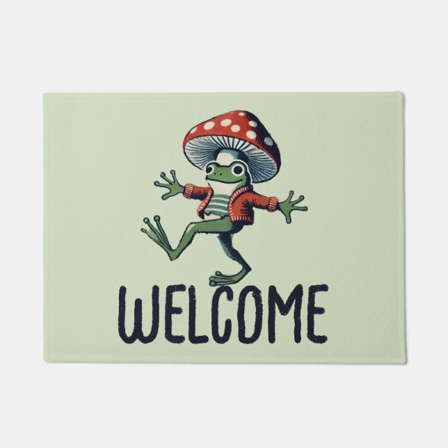 Paillasson Grenouille des champignons (Devant)