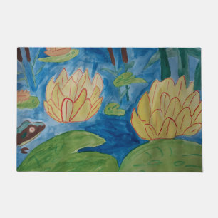 Paillasson Grenouille et natte Nénuphar