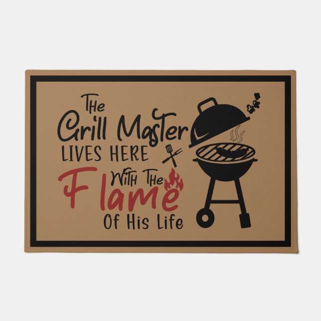 Paillasson Grill Master Vit Ici, Bienvenue (Devant)