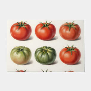 Paillasson Grille botanique de variétés de tomates anciennes 