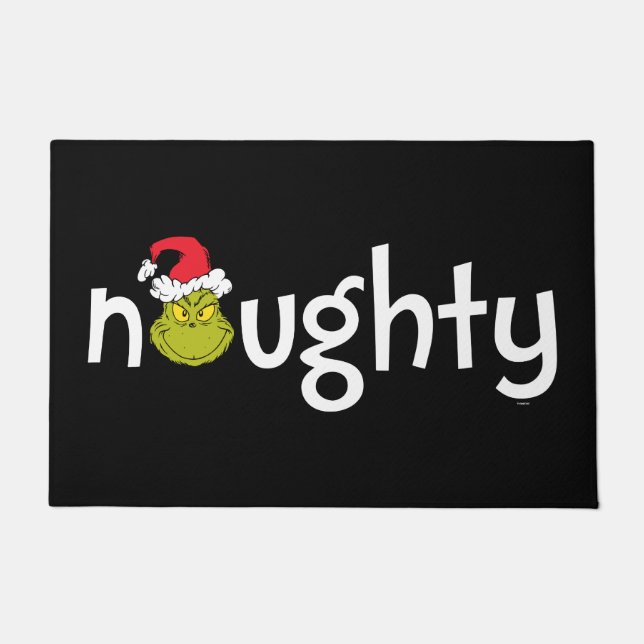 Paillasson Grinch is Naughty (Devant)