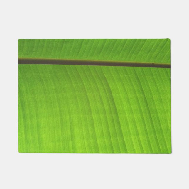 Paillasson Gros plan de la feuille de banane (Devant)
