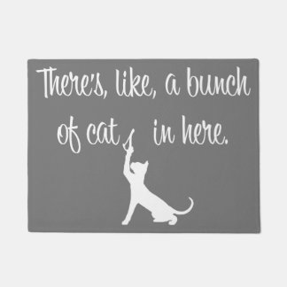 Paillasson "Groupe natte de chats"