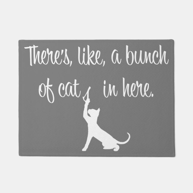 Paillasson "Groupe natte de chats" (Devant)