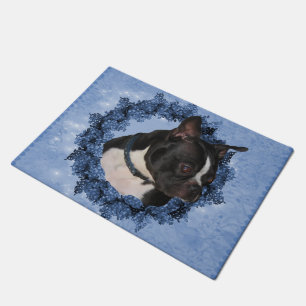 Paillasson Guirlande de chien de Boston Terrier