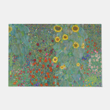 Gustav Klimt - Jardin de campagne avec tournesols