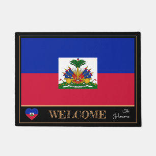 Paillasson Haïti & Drapeau haïtien - matelas/sports Bienven