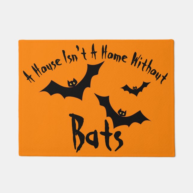 Paillasson Halloween Bat House (Devant)