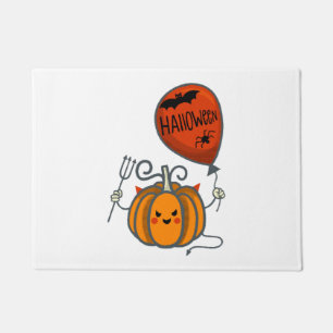 Paillasson Halloween citrouille