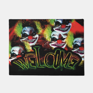 Paillasson halloween déplaisant méchant horreur clown colla