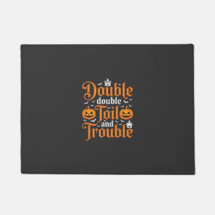 Paillasson Halloween Double Double Toil and Trouble_1