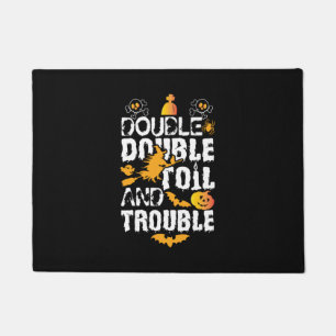Paillasson Halloween Double Huile Et Problème Anniversaire