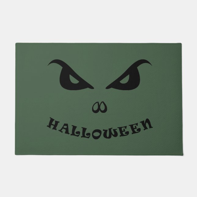 Paillasson Halloween éffrayant effrayant visage (Devant)