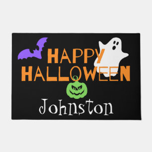 Paillasson Halloween éffrayant et heureux