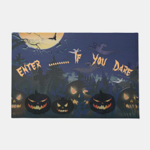 Paillasson Halloween épais Entrez si vous osez