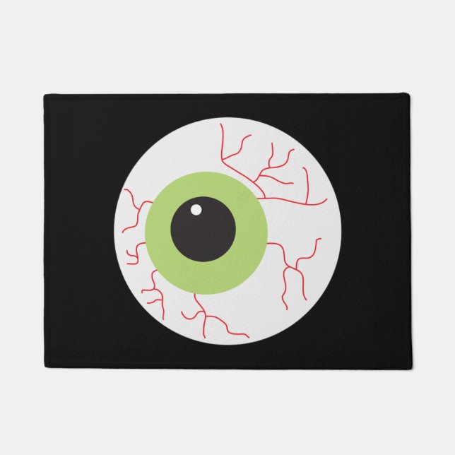 Paillasson Halloween Eyeball effrayant (Devant)