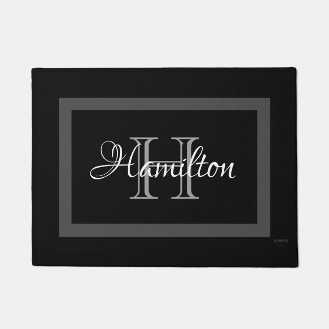 Paillasson HAMbWG - Mat de porte personnalisée dans n'importe (Devant)