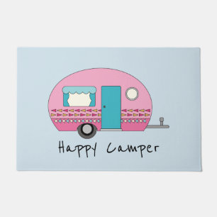 Paillasson Happy Camper Rose RV