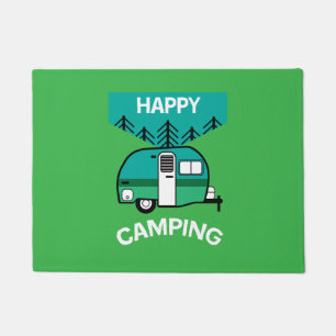 Paillasson Happy Campers Caravaner Oreiller à lancer de c