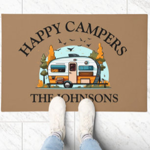 Paillasson Happy Campers Porte mat personnalisé