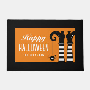 Paillasson Happy Halloween Pieds Orange
