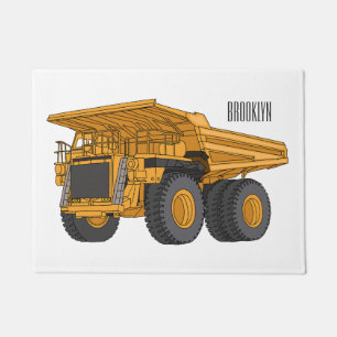 Paillasson Haul truck cartoon illustration