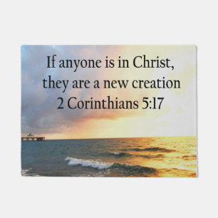 PAILLASSON HAUT 2 CORINTHIENS 5:17 OCEAN PHOTO DESIGN