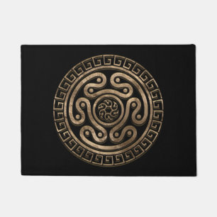 Paillasson Hecate Wheel Black and Gold