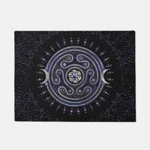 Paillasson Hecate Wheel Orament avec Améthyste et Argent