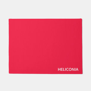 Paillasson Heliconia red color