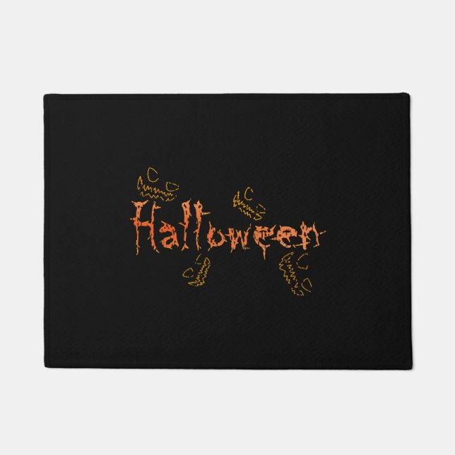 Paillasson heureux halloween (Devant)