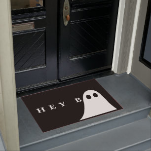 Paillasson Hey Boo Ghost Halloween Porte Mat