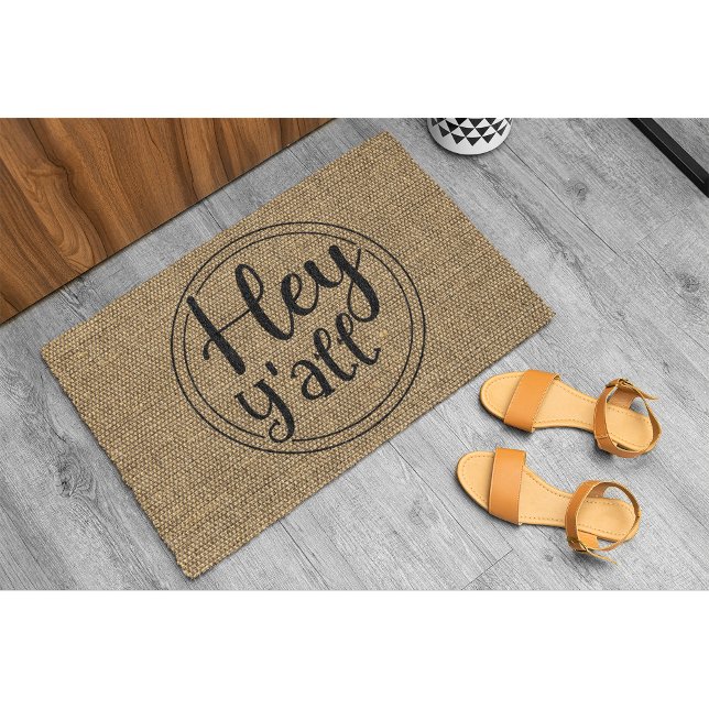 Paillasson Hey Y'all Welcome Doormat (Créateur téléchargé)