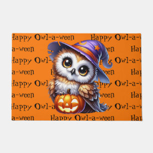 Paillasson Hibou d'Halloween