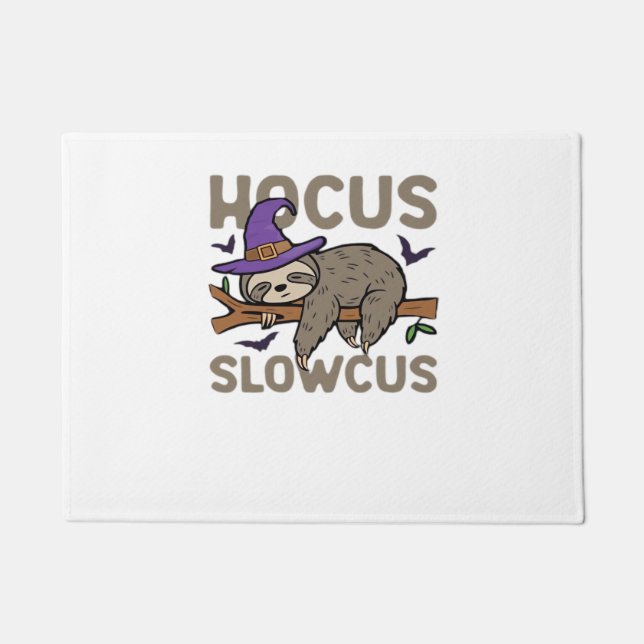 Paillasson Hocus Slowcus Funny Halloween Sloth Classic T-Shir (Devant)
