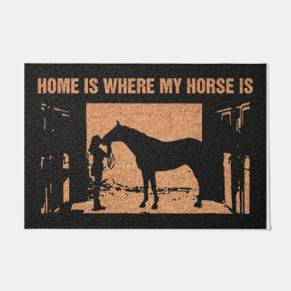 Paillasson Hoem Est Là Où Se Trouve Mon Cheval