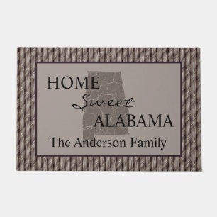 Paillasson Home Sweet Alabama Faux Weaver