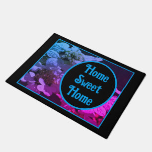 Paillasson Home Sweet Home Lacecap Hydrangea Flower Doormat