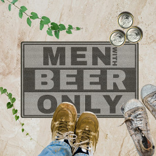 Paillasson Hommes avec la bière seulement - pour les amateurs