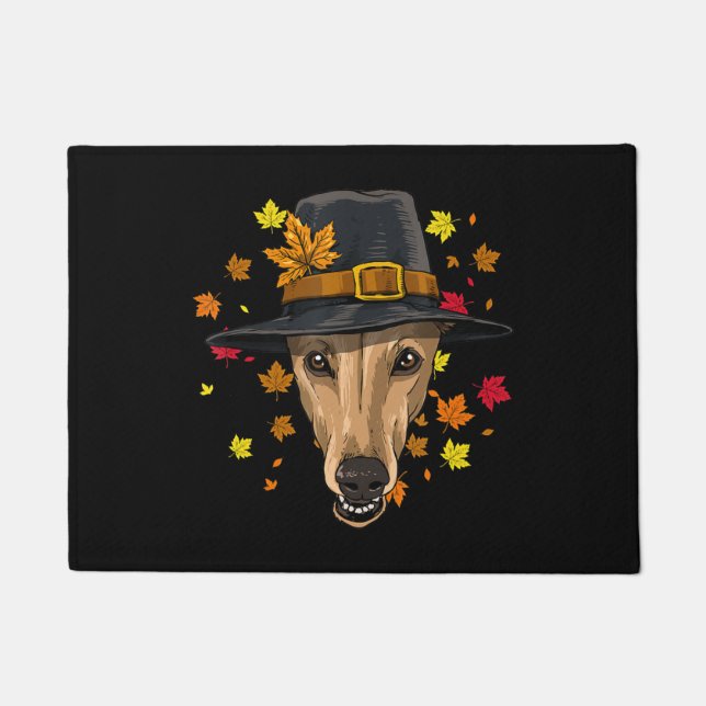 Paillasson Hommes-Costumes de pèlerinage de Thanksgiving Grey (Devant)
