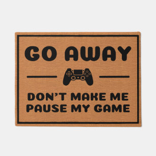 Paillasson Humour introverti minimaliste rustique pour jeux v