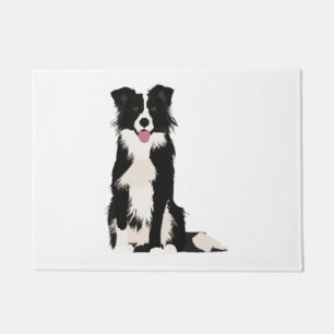 Paillasson Illustration Collie Bordure !