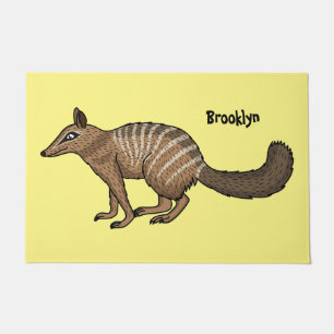 Paillasson Illustration de dessin animé joyeux numbat